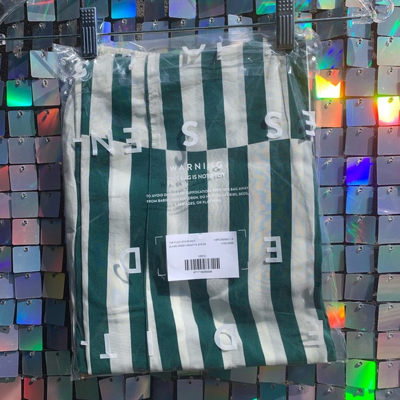 NWT All Year around (AYR) The Flow State Pant in Glass Green Regatta Stripe. - Picture 2 of 13